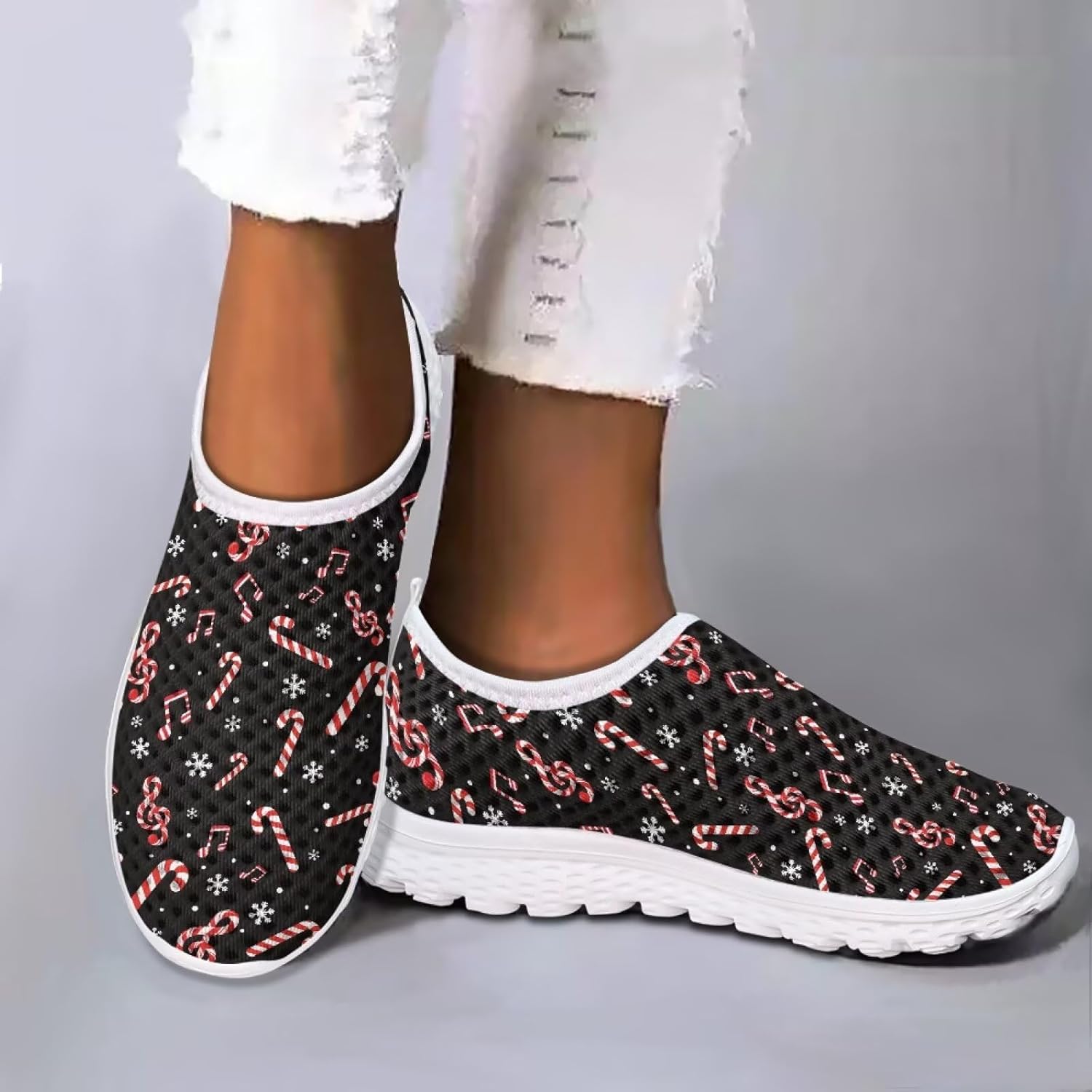 KEIAHUAN Running Shoes Womens Lightweight Athletic Running Shoes Breathable Casual Mesh Flats Sneakers