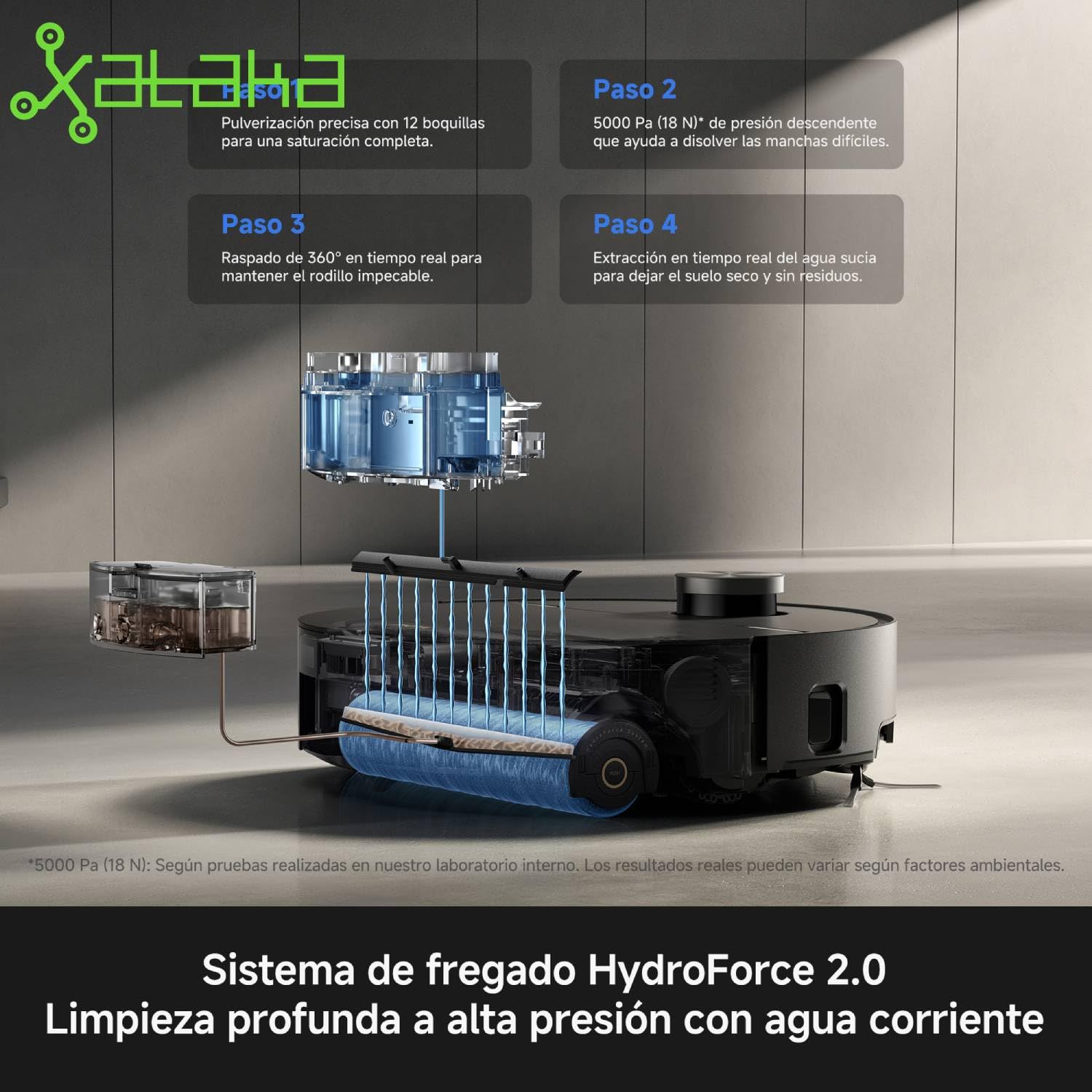 MOVA Z70 Ultra Roller Complete, Robot Aspirador, Negro