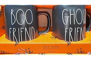 Rae Dunn BOO FRIEND And GHOUL FRIEND Mug Set