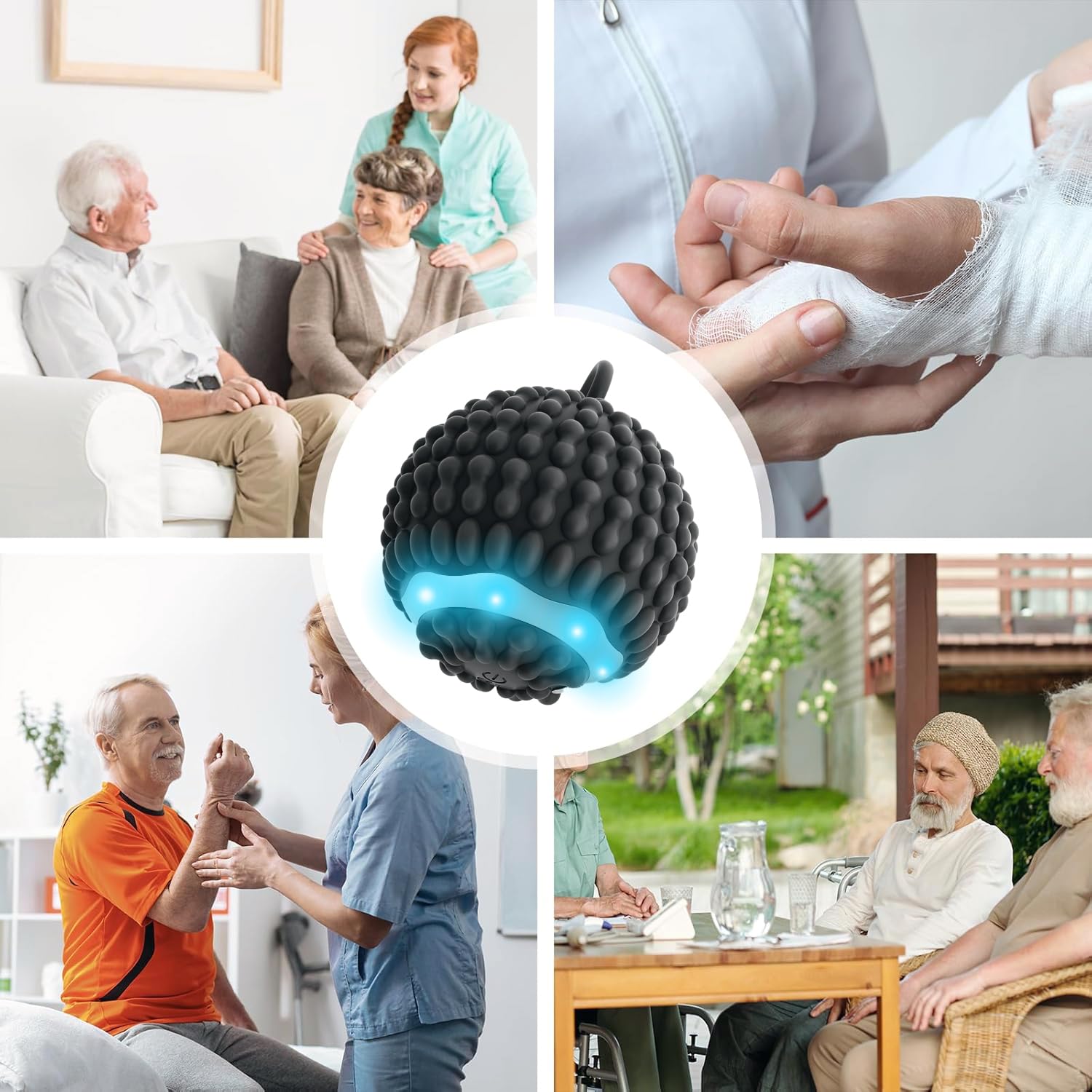 diy garter belt Amazon.com: Epstur Rechargeable Vibration Therapy Ball for Hand Tremor &  Parkinson's Support main image 1
