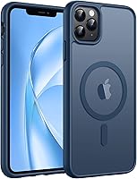 Vista 110 de FNTCASE - Funda para iPhone 15, iPhone 14 y iPhone 13, magnética, translúcida, fina y antigolpes, protección de grado militar, resistente a caídas