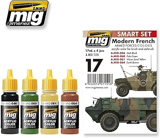 AMMO MIG-7151 Modern French Armed Forces Colors Acrylic Smart Set, Multicolour