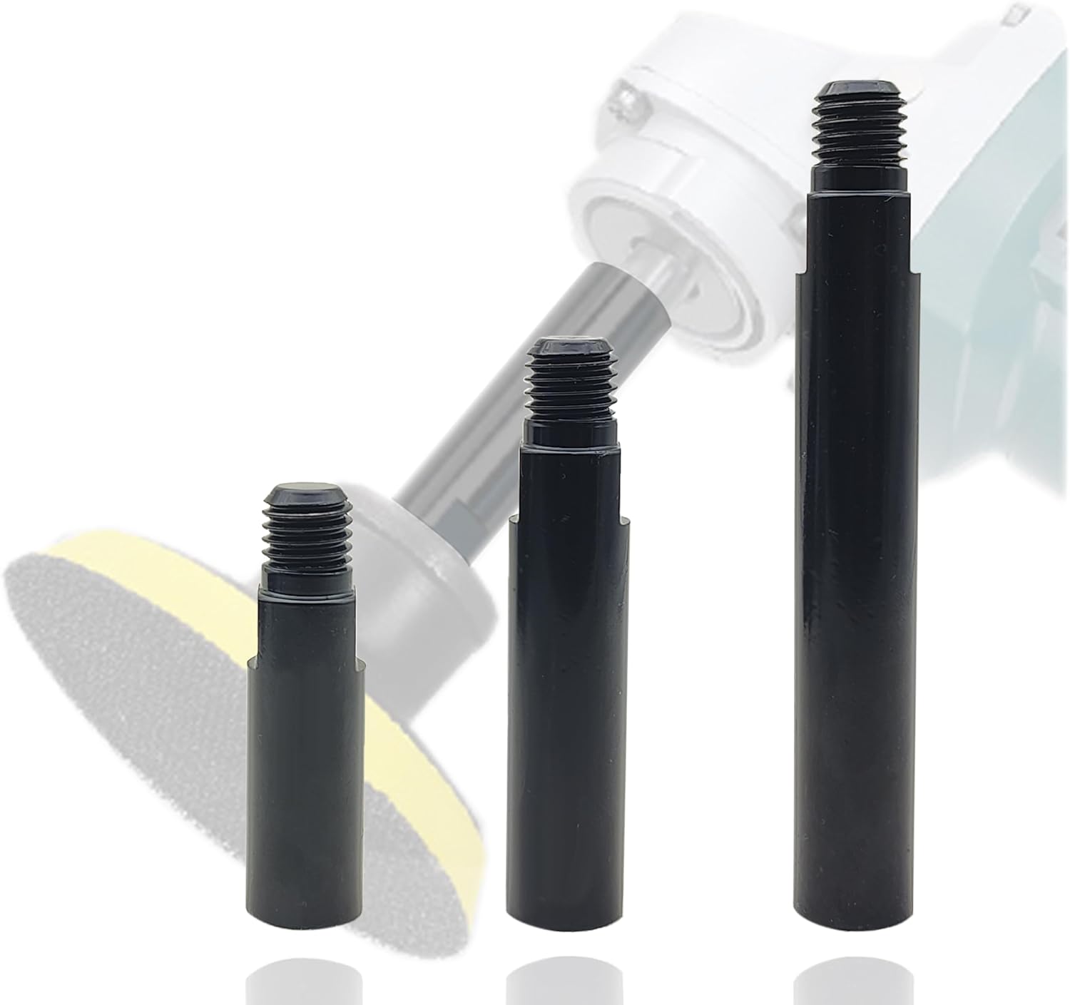 5/8"11 Angle Grinder Extension Shaft Set Airway Buff Extender Kit 3
