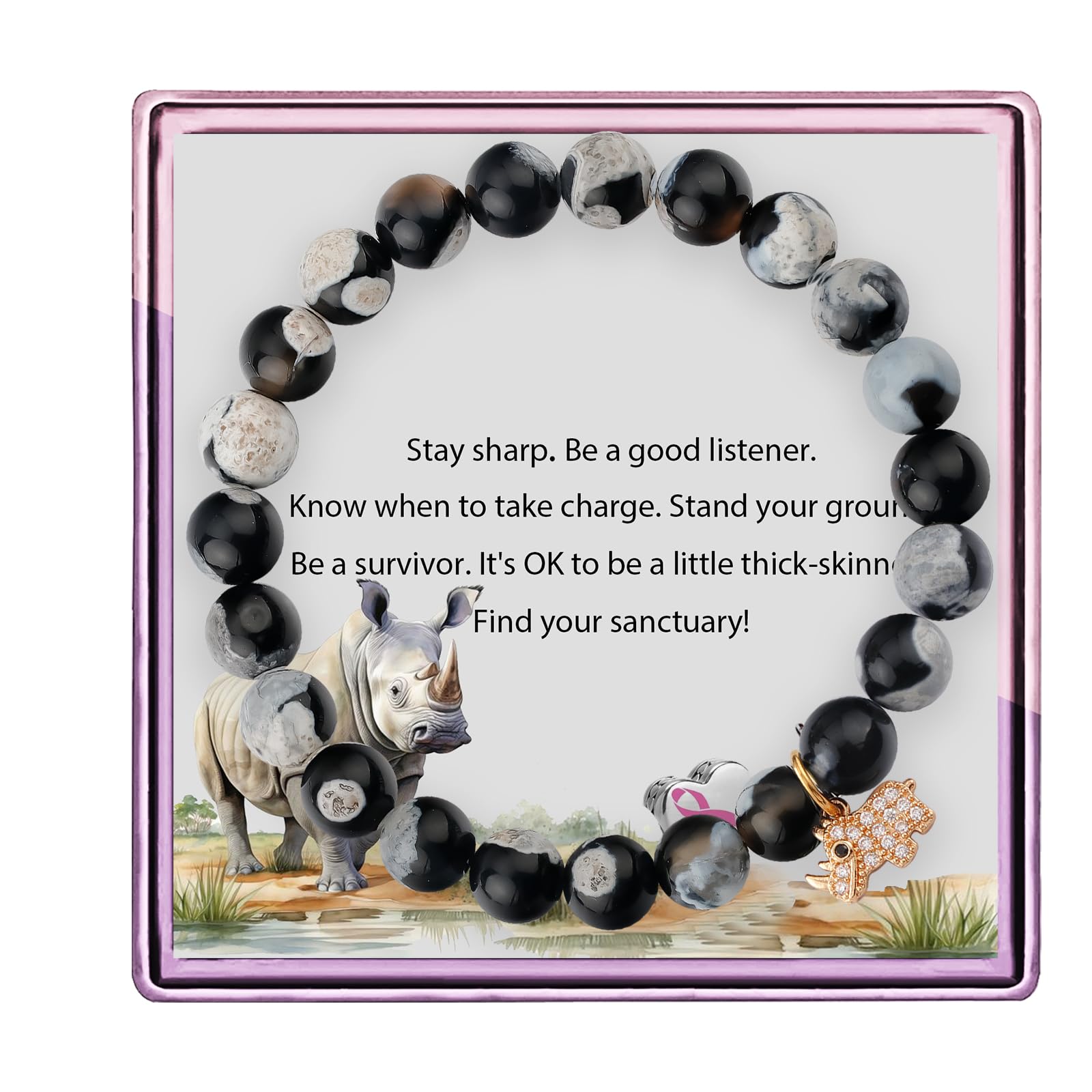 Rhinoceros Gifts for Women Rhino Gifts Rhino Lover Gifts Rhino Theme Gifts Animal Lover Gifts Wildlife Gift Zoo