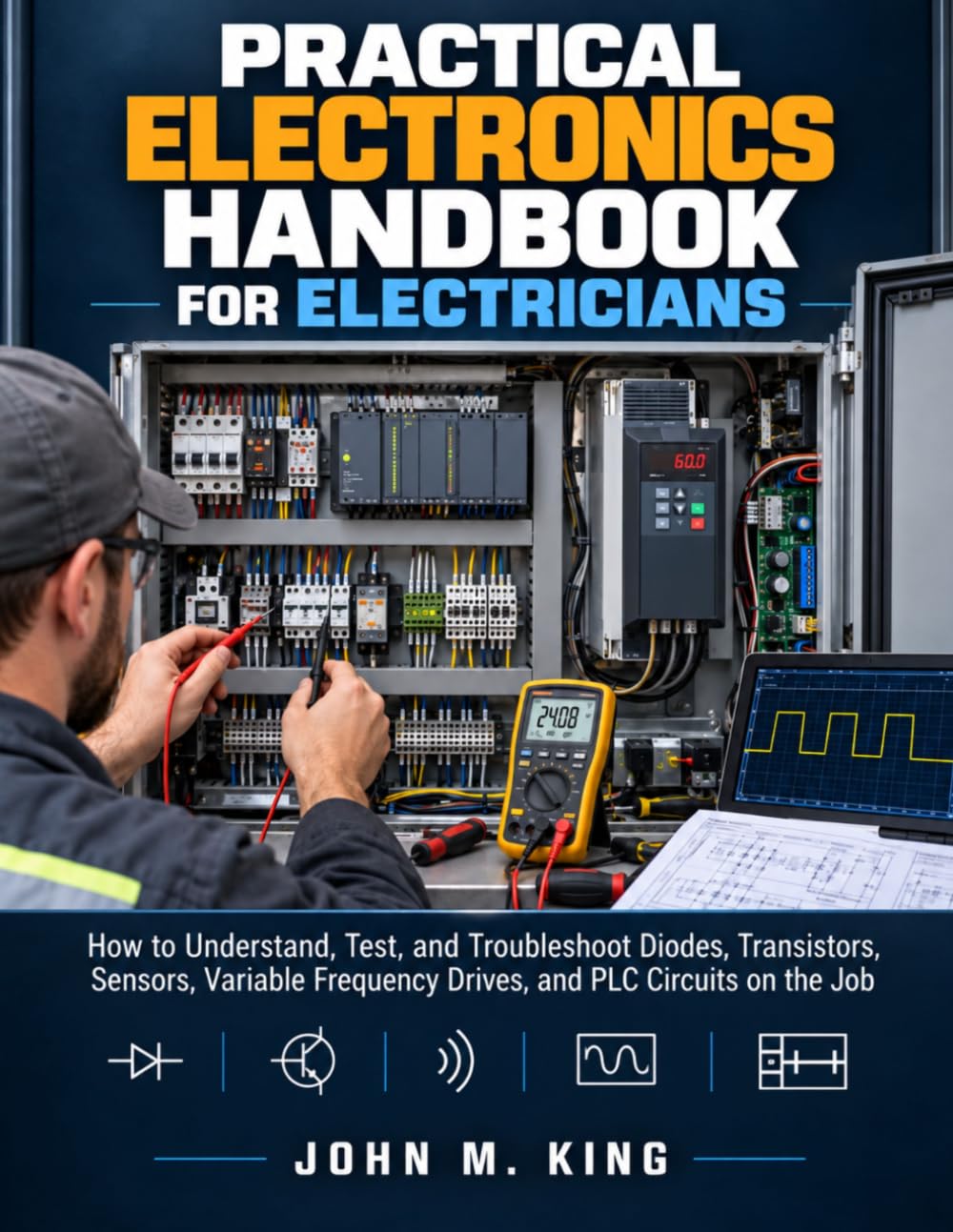 Practical Electronics Handbook for Electricians: How to Understand, Test, and Troubleshoot Diodes, Transistors, Sensors, Variable Frequency Drives, and PLC Circuits on the Job