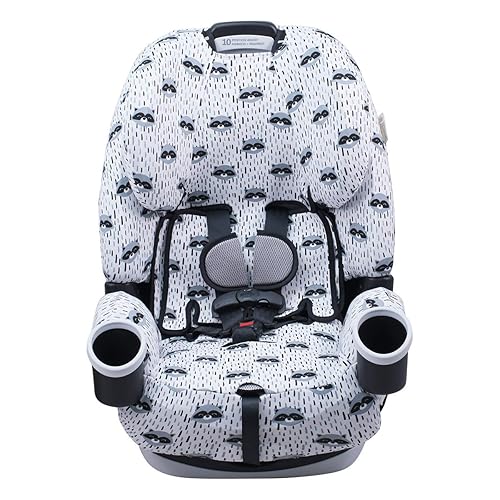 JYOKO - Forro para niños, compatible con Graco 4Ever DLX 4 en 1 para asiento de coche (mapache)