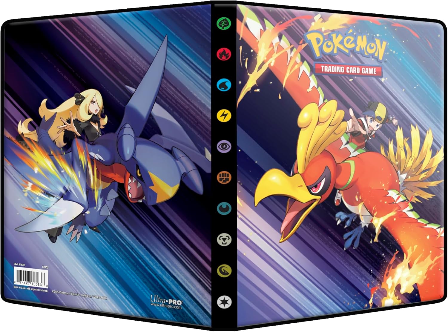 Ultra PRO - Scarlet & Violet: Destined Rivals 4-Pocket Portfolio for Pokémon | Card Portfolio Album that Holds 80+ Cards & Oversized Card Storage, Trading Card Display & Protection