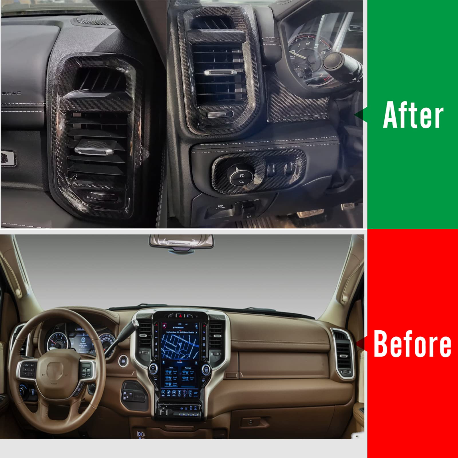 2025 Ram 1500 Rear Armrest Organizer - For 2019-2025 Dodge Ram 1500