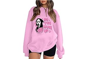 Halloween Spooky Sweatshirt for Women Cute Reading Ghost Graphic Shirt Long Sleeve...