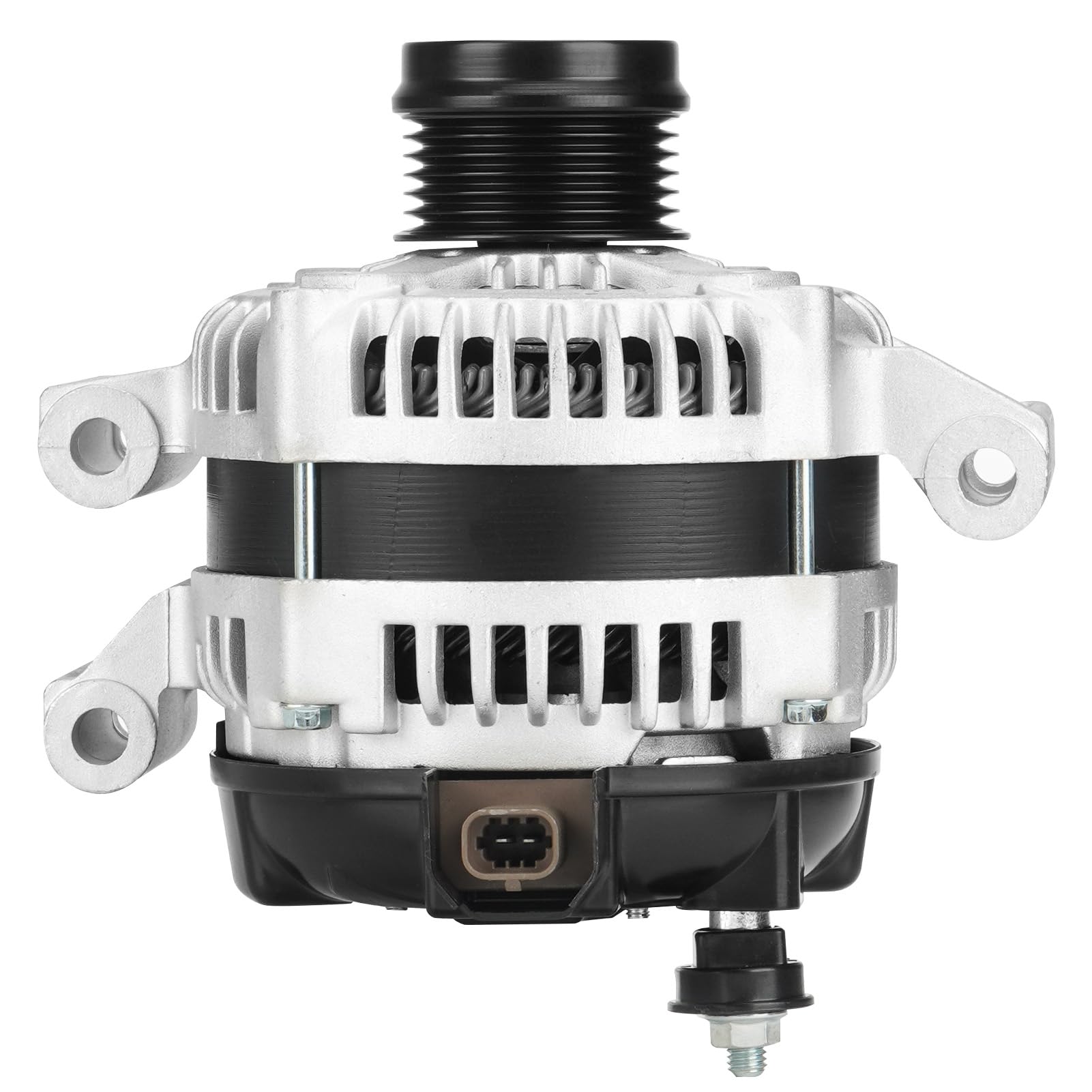 Alternator fit [2.0L only for Turbocharged] for Chevy Malibu 2013-2015 2.0L, for Malibu 2013 2.5L L4, Impala 2.5L 2014-2015, Buick Regal 2.0L 2014-2017, ‎Envision 2.0L 2.5L 2017-2020, 130Amp, 11681