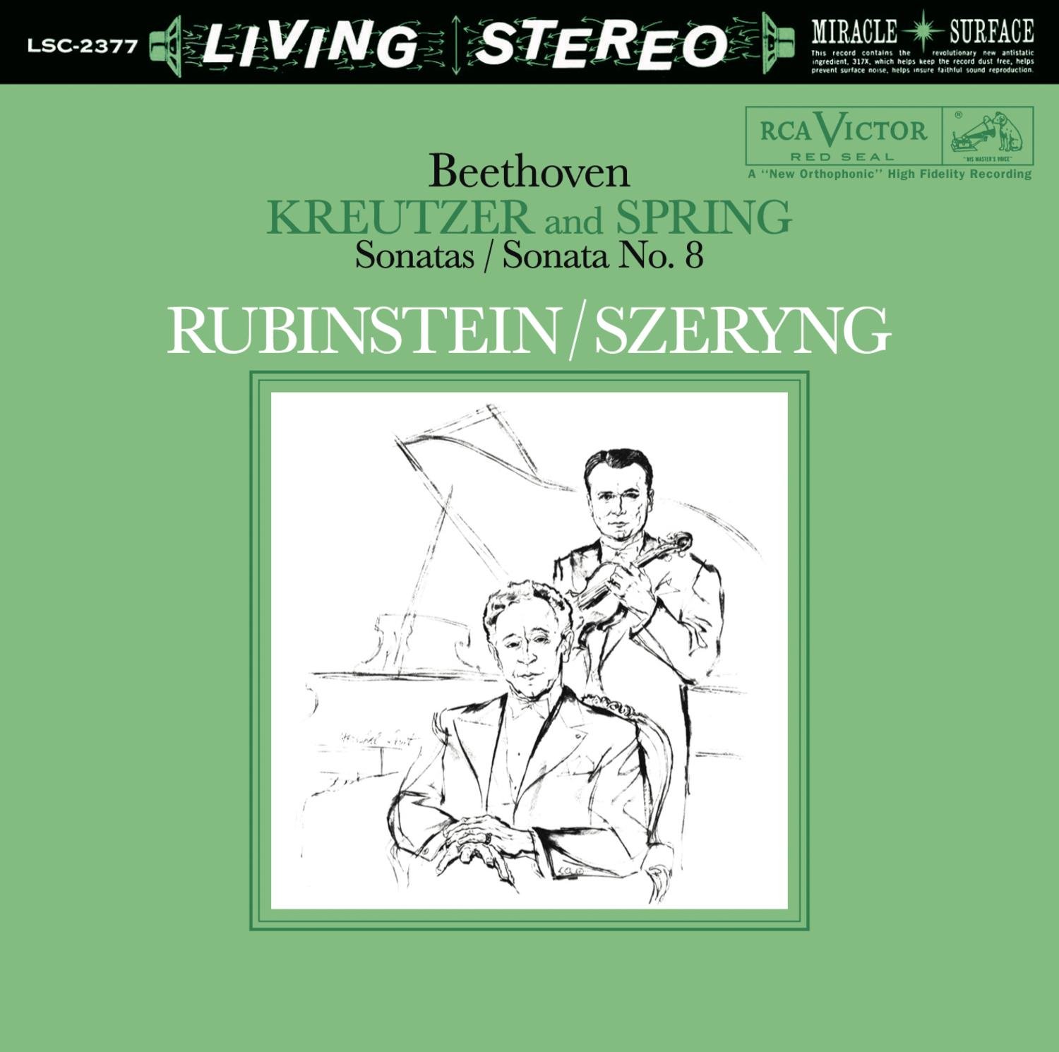 Beethoven: Violin Sonatas Nos. 9, 5, 8 [Audio CD] Rubinstein, Arthur