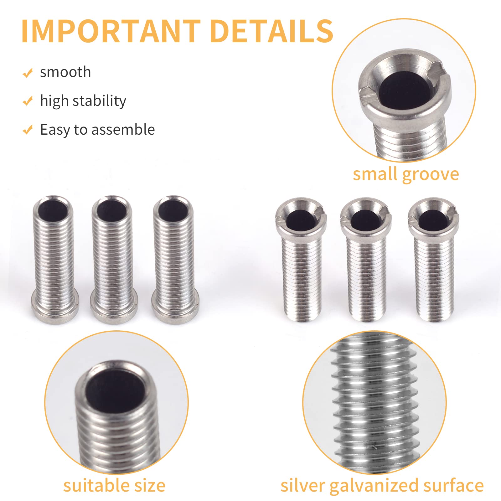 4 stuks holle schroef spoelbak, holle schroef voor zeefventielen 45mm, holle schroef roestvrij staal afvoerzeefschroef, spoelbakzeef kookkeuken spoelbak zeefschroef, voor ventielaflaten 1.5 Inch 3.5