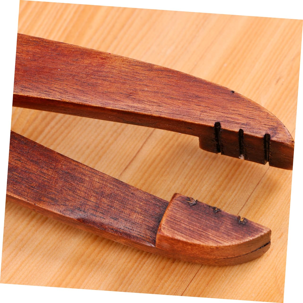 TOPBATHY 3 Pièces clip alimentaire en bois pinces de service en métal pinces de service en bois pince de service de cuisine pinces à pain nourriture agrafe le dessert pinces alimentaires