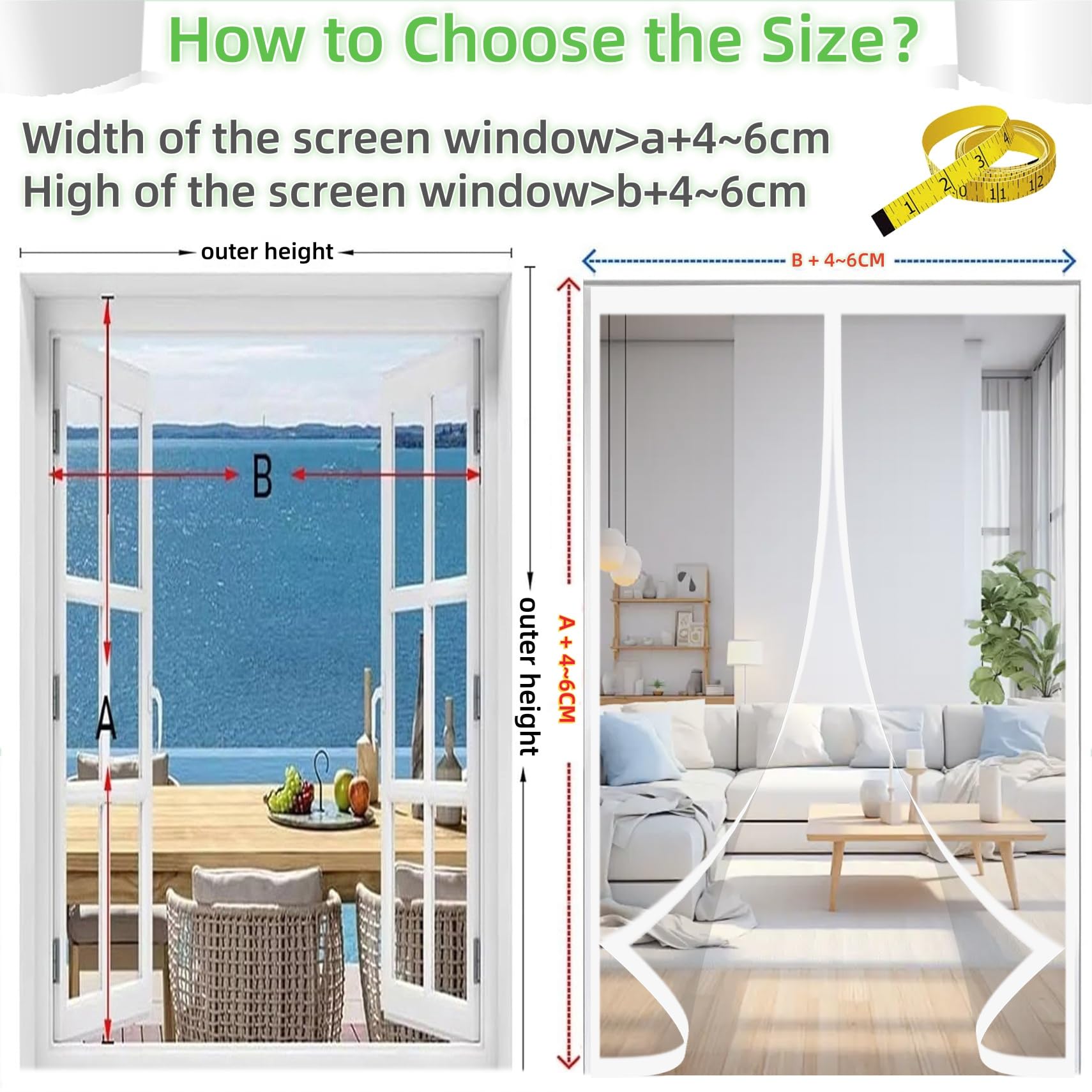 Tenda Termica Isolante Freddo 114 x 225 cm Impermeabile, Insonorizzazione, Protezione Dal Freddo, Antivento Tenda per Porta Inverno Termica per Balcone Cantina, A