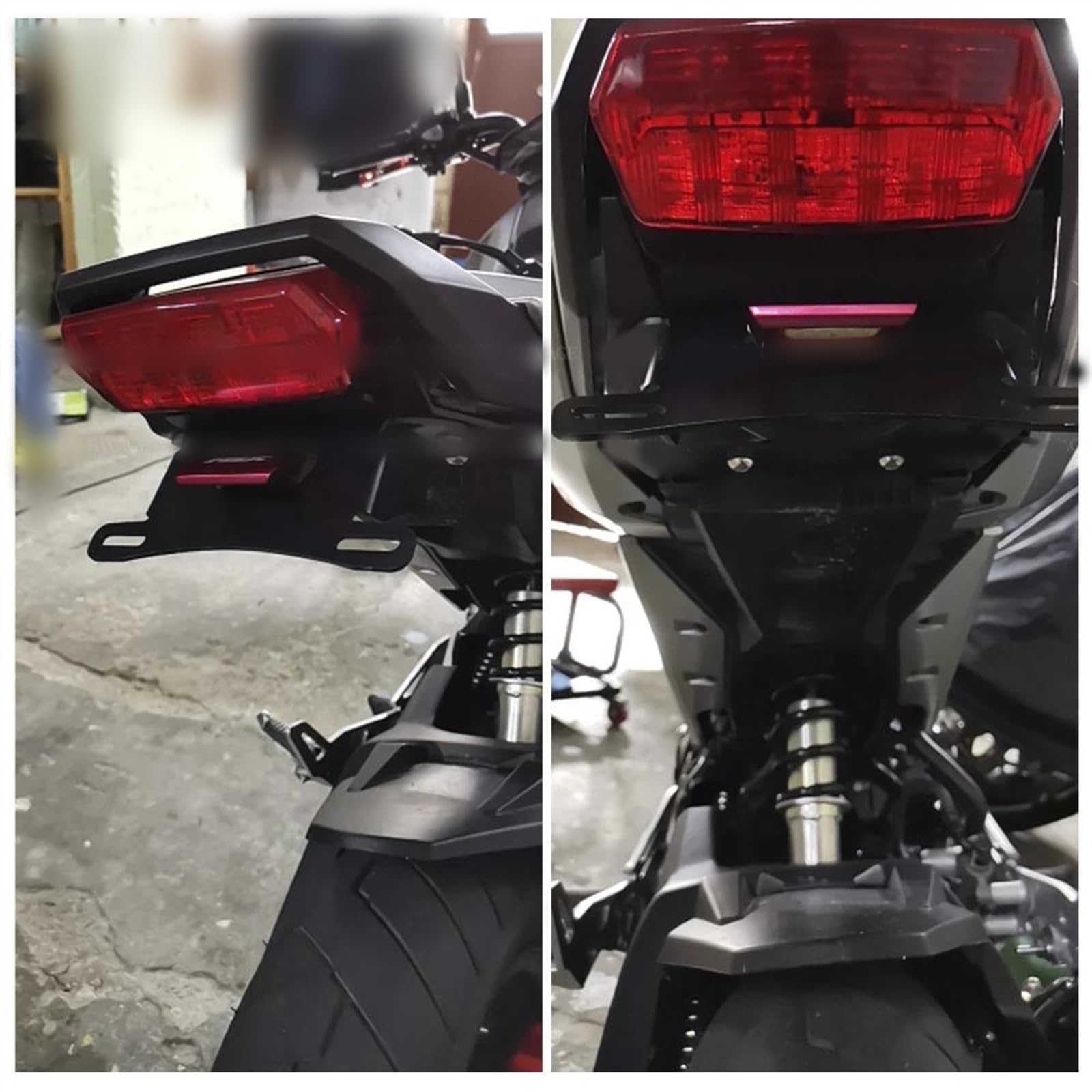 Support De Plaque D'immatriculation Pour HONDA MSX 125 Grom/SF MSX125SF 2016 -2020 18 19, éliminateur De Garde-boue Arrière De Moto, Lumière LED MSX125