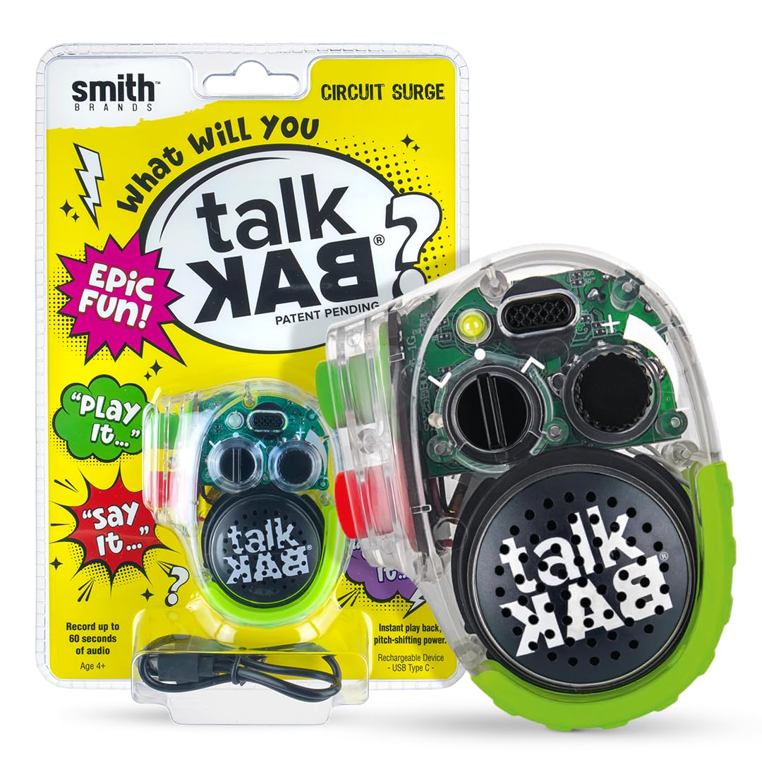 talkBAK Voice Recorder &amp; Changer with Playback &amp; Fun Voices - Circuit Surge