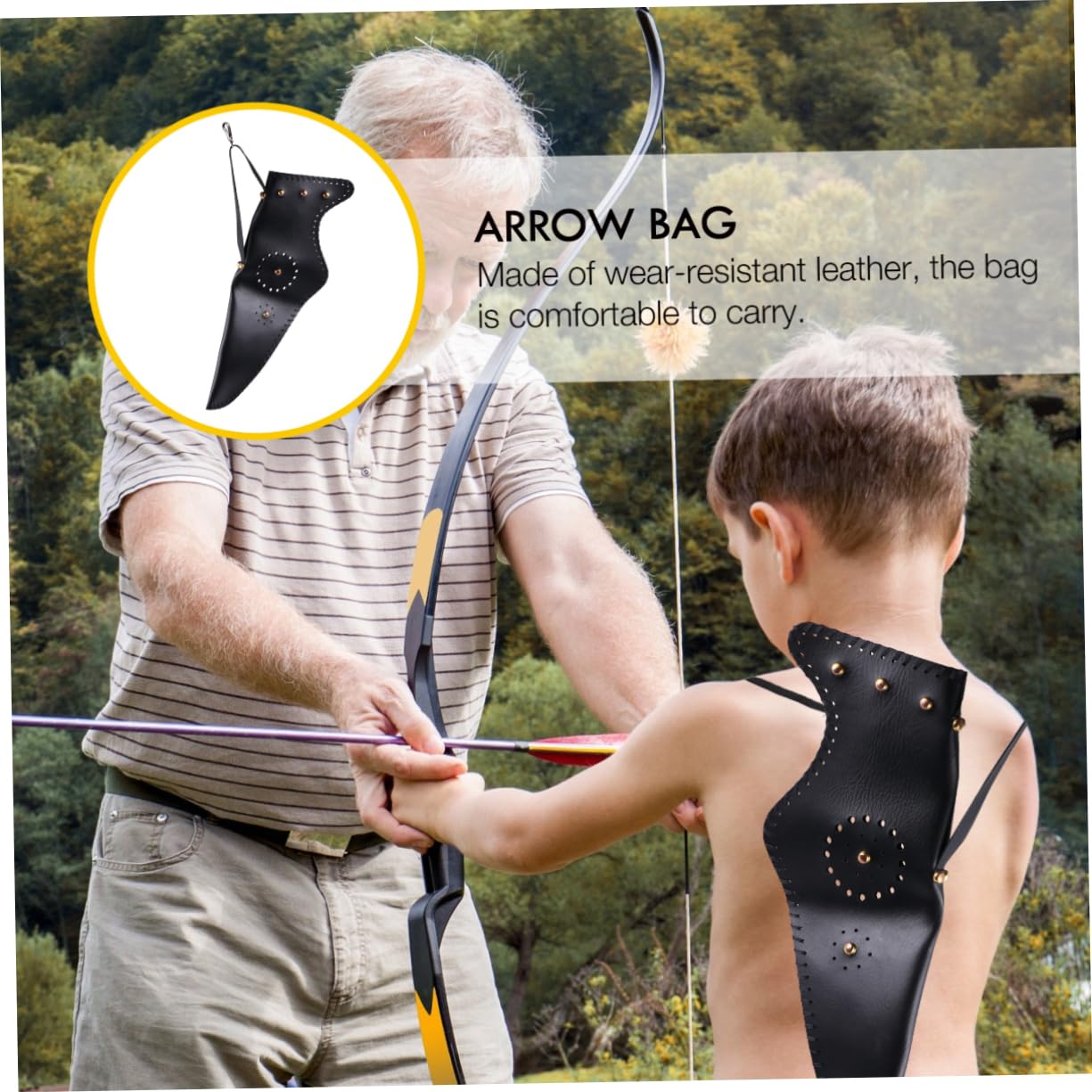 Anneome Bag Washable and Practical Arrow Carry Bag Craftsmanship for Comfortable Carrying