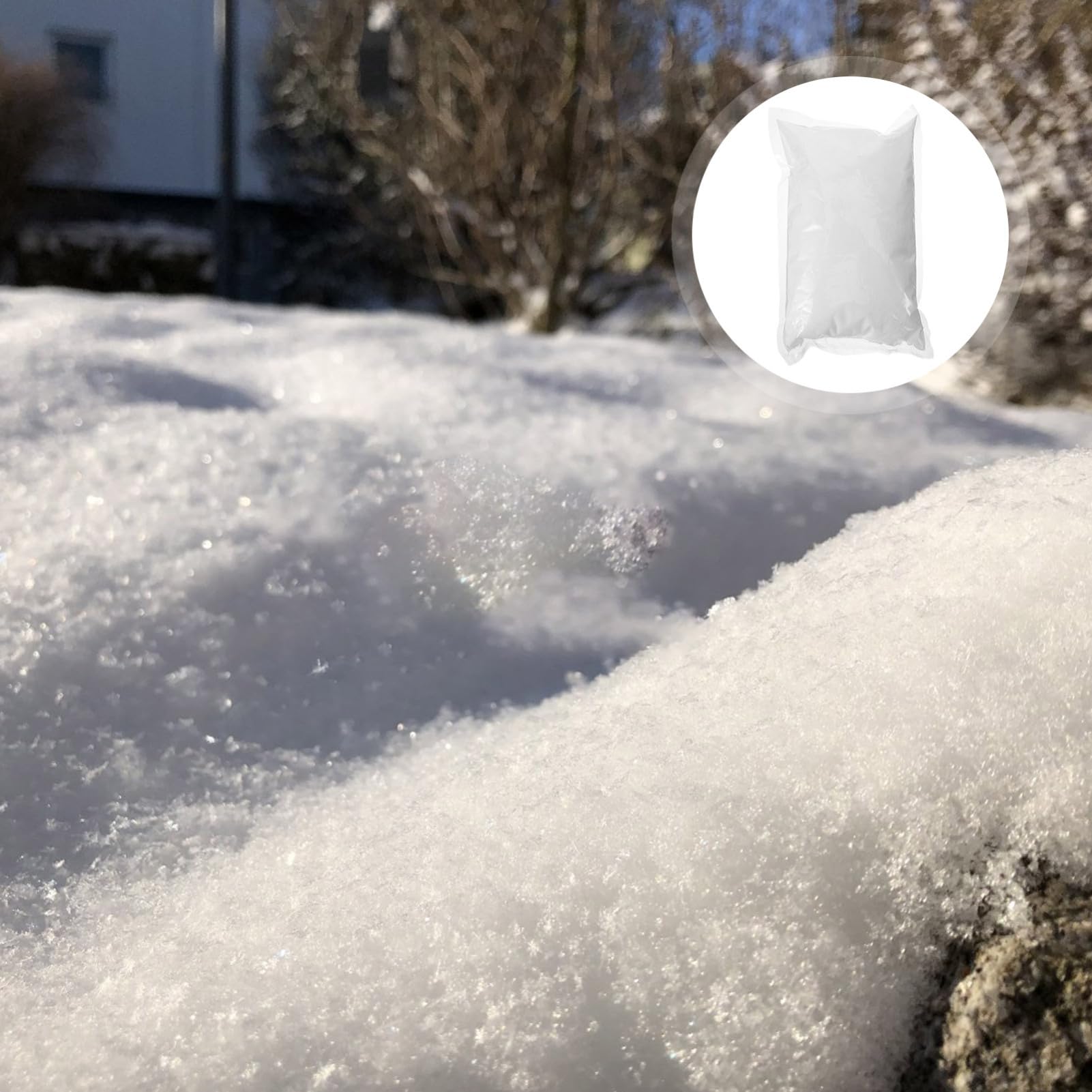 Happyyami Agente Derretidor de Nieve para Carreteras, Compuesto 1kg, Acción Rápida para Eliminar Hielo y Nieve, Mejora la Seguridad al Conducir