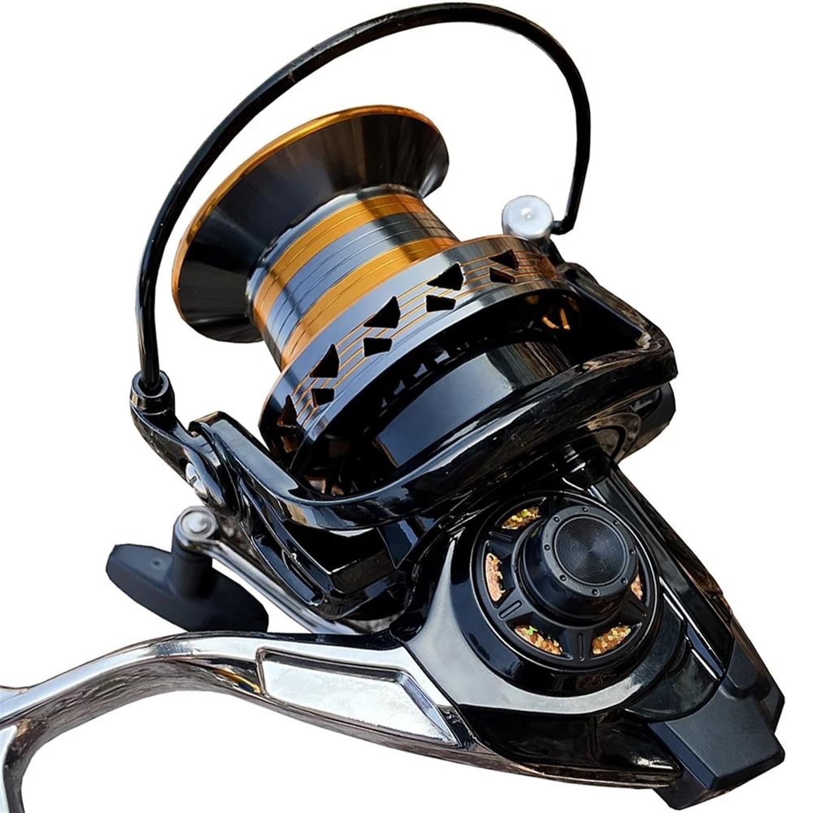 Carretes De Pesca Surfcasting Carrete Pesca Serie 9000 10000 12000 Metal Rueda Lejana Giratoria Arrastre Máximo 30 KG Tiro Largo