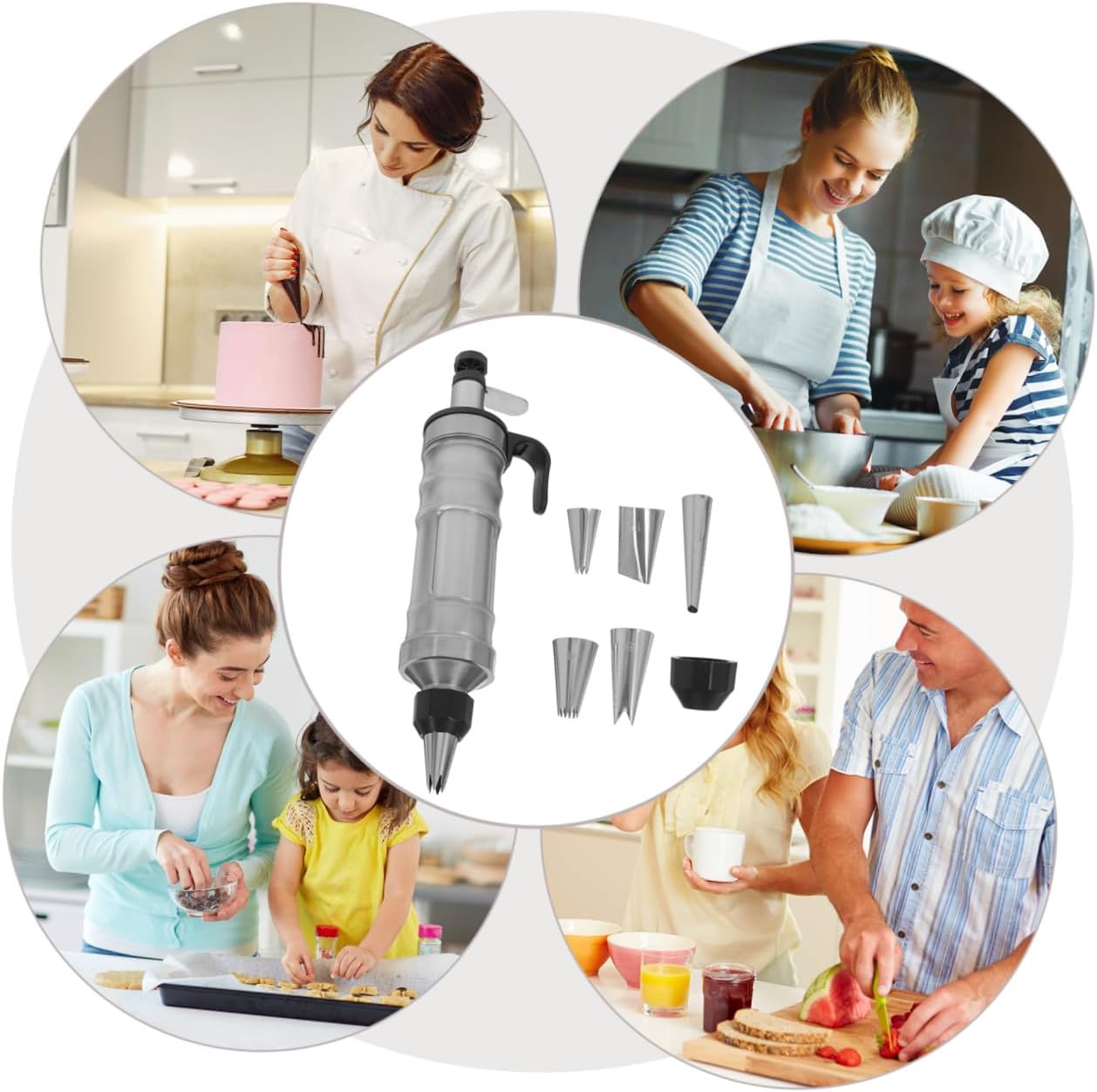1pc Stainless Steel Cake Baking and Decorating Tool for Home Ergonomic Design Easy to -grade Material for Cakes and Cookies