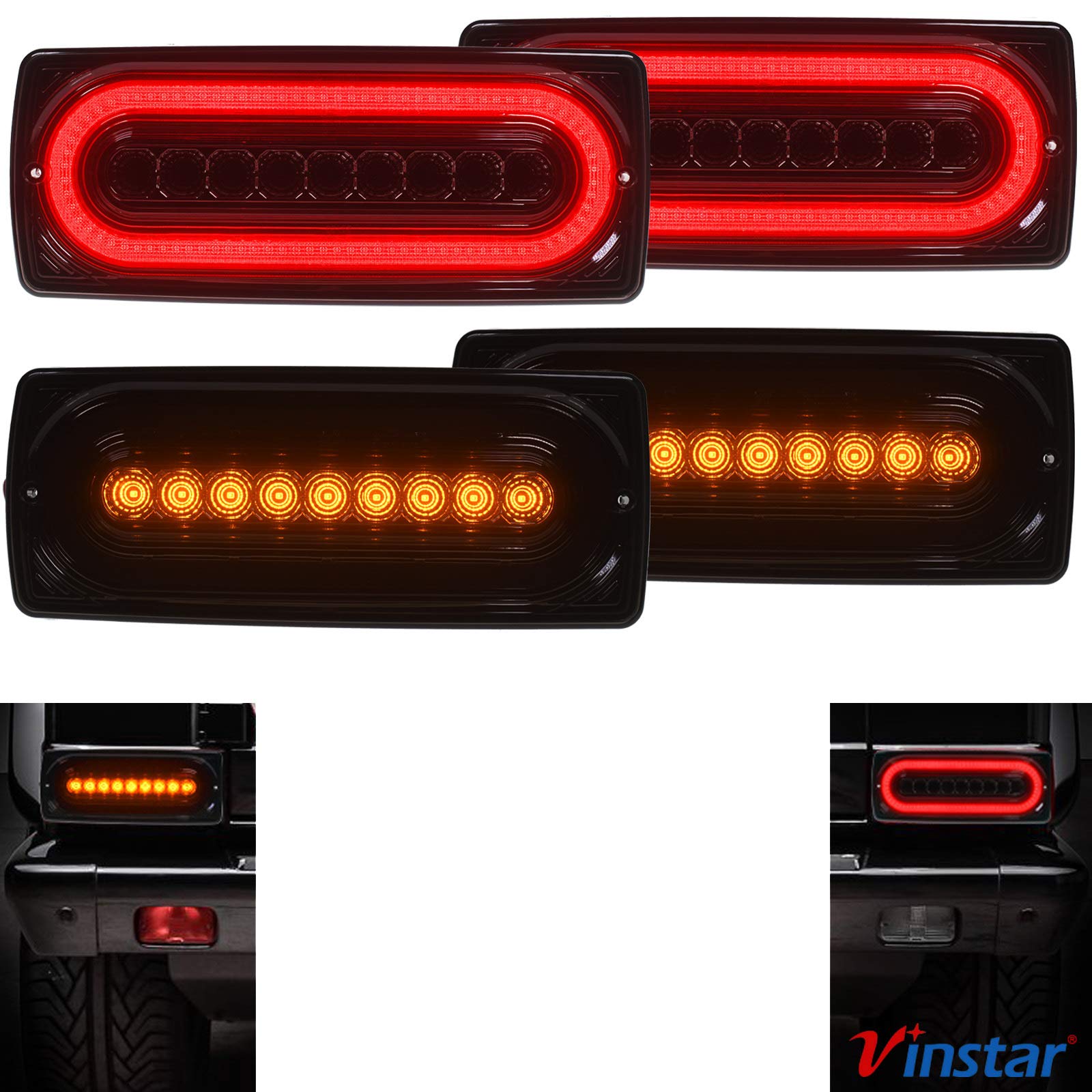 LED Rücklicht Bremslicht Rückleuchten Standlicht kompatibel mit G-Klasse W463