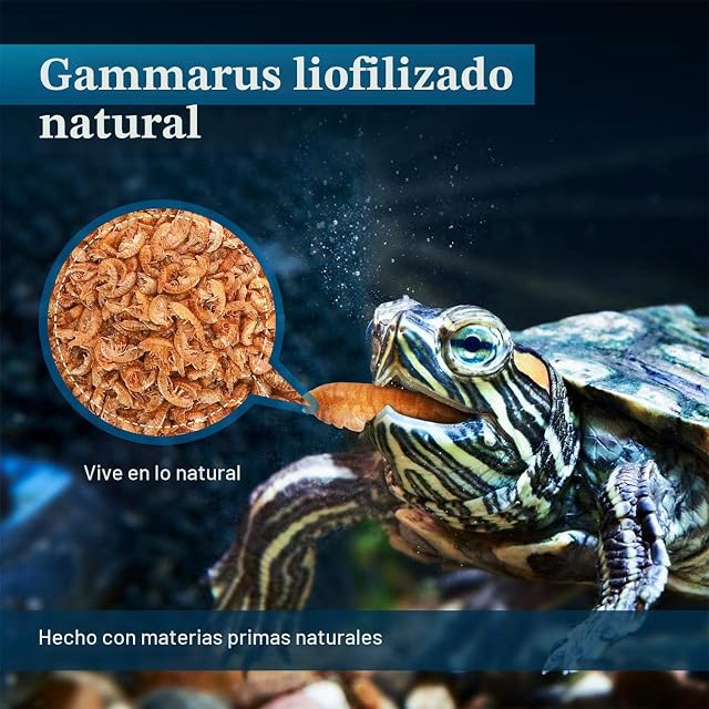 Foto 3 de 7 de Nobleza Alimento para Tortugas y Tortugas de Agua elaborado con langostinos de río Naturales 120g / 1000ml