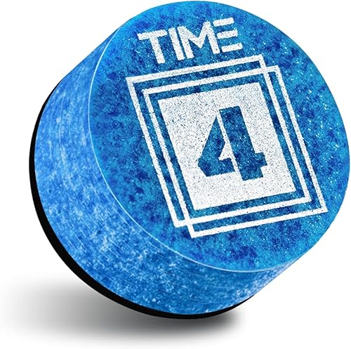 Punta de taco de billar RHINO TIME - 14mm Azul Dureza TIME 1 (Super Suave), TIME 2 (Suave), TIME 3 (Media), TIME 4 (Media Dura), TIME 5 (Dura)