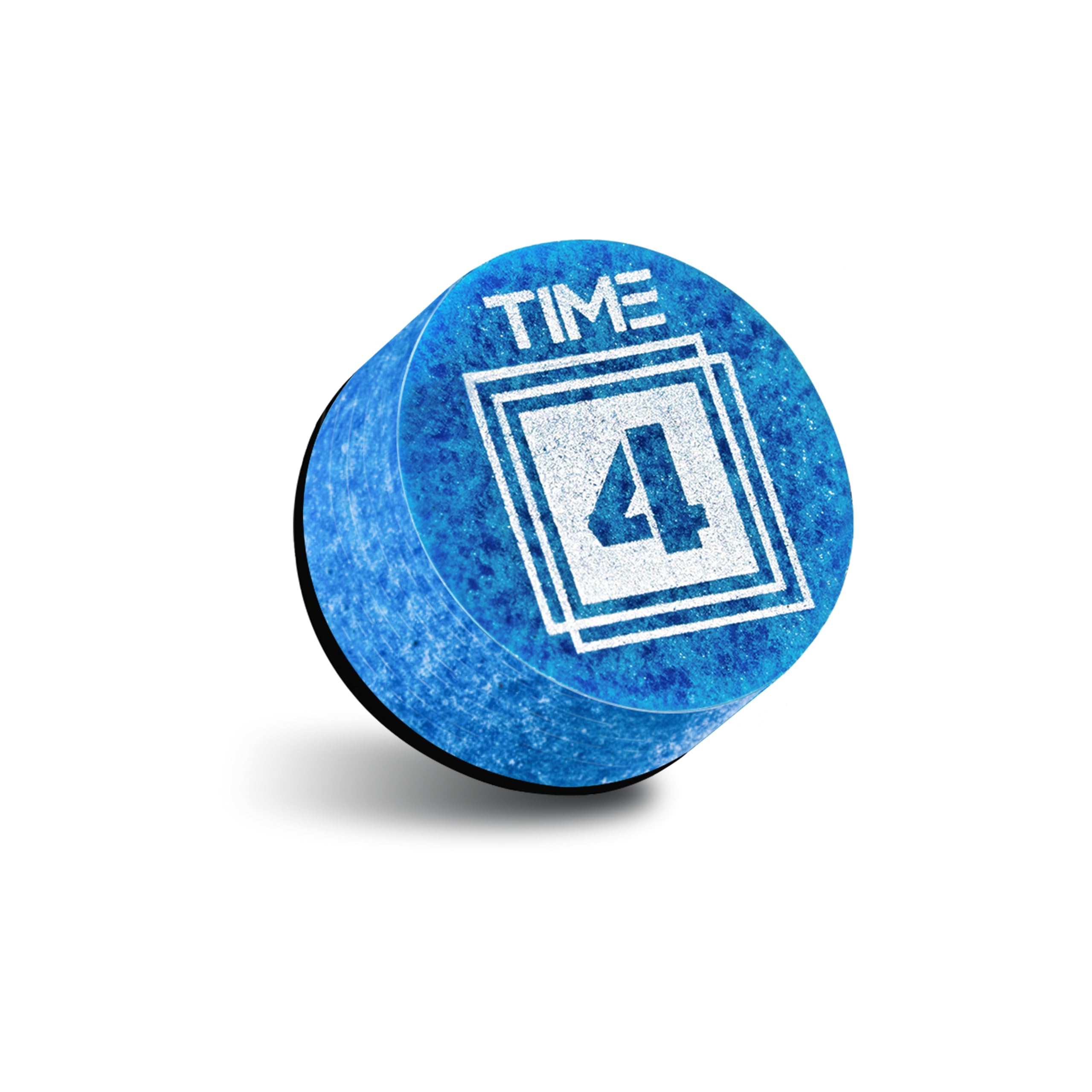 RHINO TIME Billiard Pool Cue Tip – 14mm/ Blue/Hardness: TIME 2 Soft/Pack 1