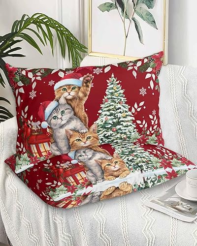 Miniatura 2 de Fundas de almohada de Navidad tamaño King, 2 paquetes de fundas de almohada suaves para cama, fundas de almohada para sofá, sofá de cuerpo largo,