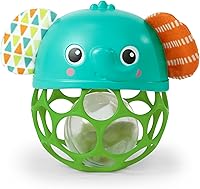 Vista 17 de Bright Starts Oball Easy Grasp - Juguete mordedor de manzana roja, Hold My Own Collection, sin BPA, unisex, recién nacido y más