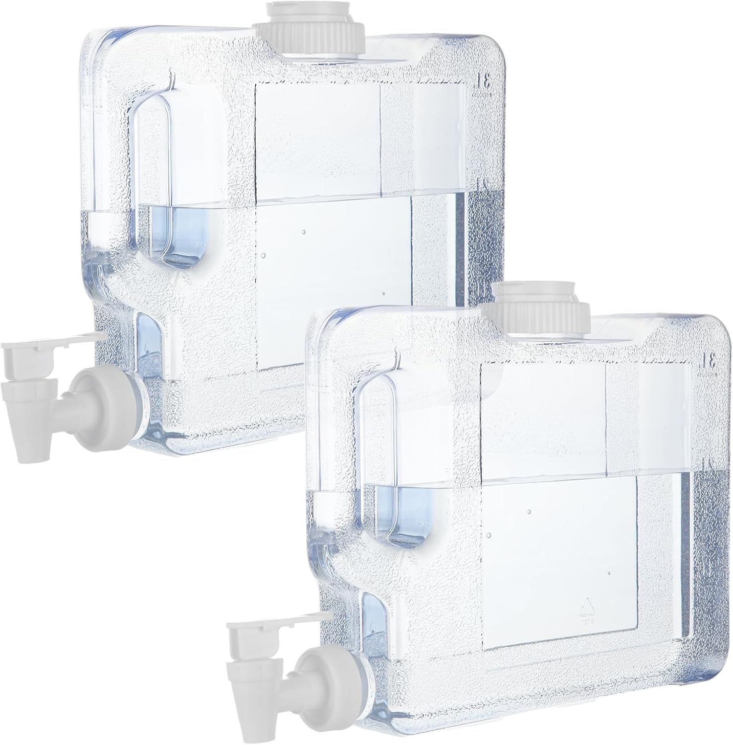 JMIATRY 2 Packs 1 Gallons Refrigerator Water Dispenser For Fridge Plastic Drink Dispenser for Fridge Water Container With Spigot Watering Jug With Spout, Convenient Handle product image