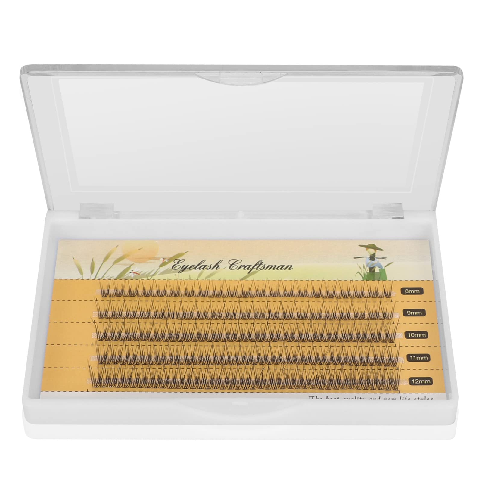 Unaone False Eyelashes, 200 Mix Lash Clusters for Eyelashes Extension