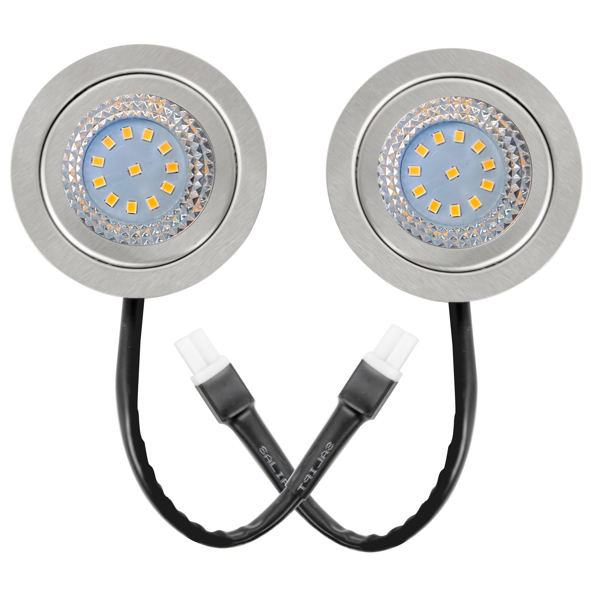 Awoco LED Light Bulbs Replacement for Range Hoods - 12V DC, 2W, Cooker Hood led Light Bulbs with 3000K Warm Yellow (Pack of 2)