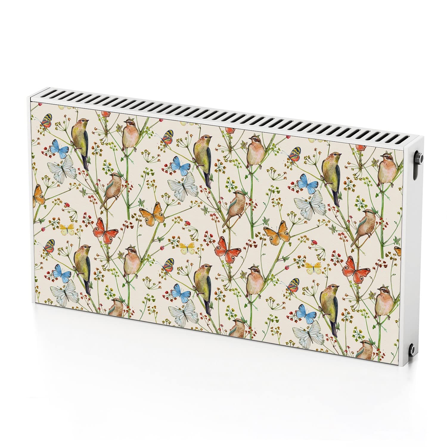 Aimant de radiateur oiseaux papillons 110x60 cm Coloray cache-radiateur magnétique
