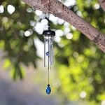 Small Wind Chimes for Outside,Mini Wind Chimes for Indoor,with Wind Catcher, Suitable as A Gift,Christmas Windchimes Indoors Gifts for Unisex (Black)