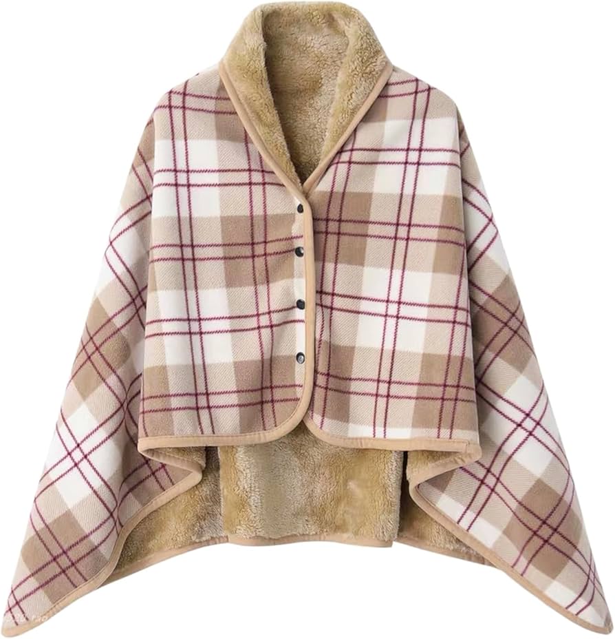 Amazon｜ひざ掛け ブランケット チェック柄 おしゃれ 肩掛け 多用途