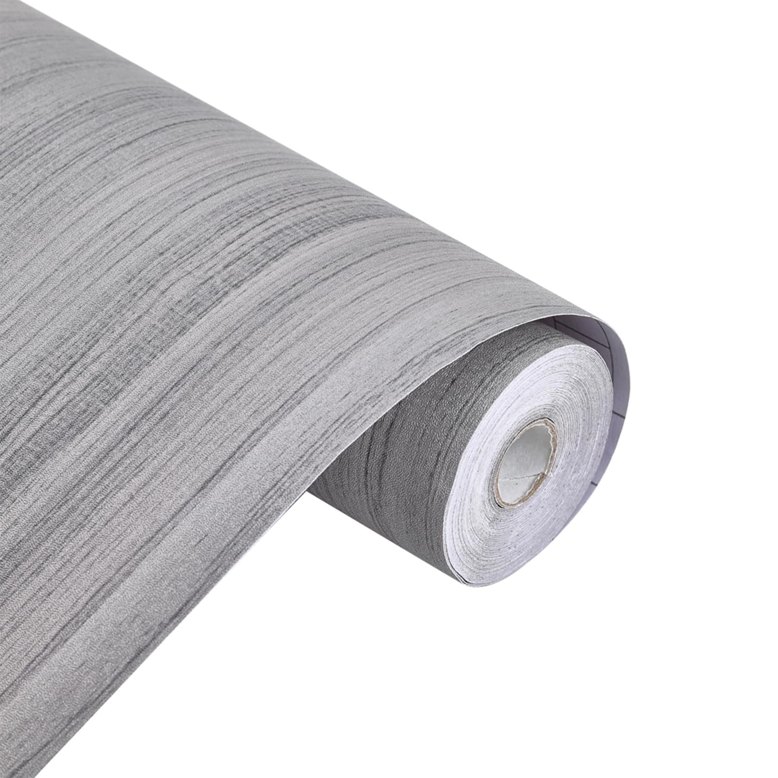 Warmiehomy Self-Adhesive PVC Vinyl Flooring Roll, Easy to Cut Floor Covering, Wear & Water Resistant for Campervan Caravan Motorhome Wall & Floor Use, Teal Grey Wood, 61 CMx 10M — image 1