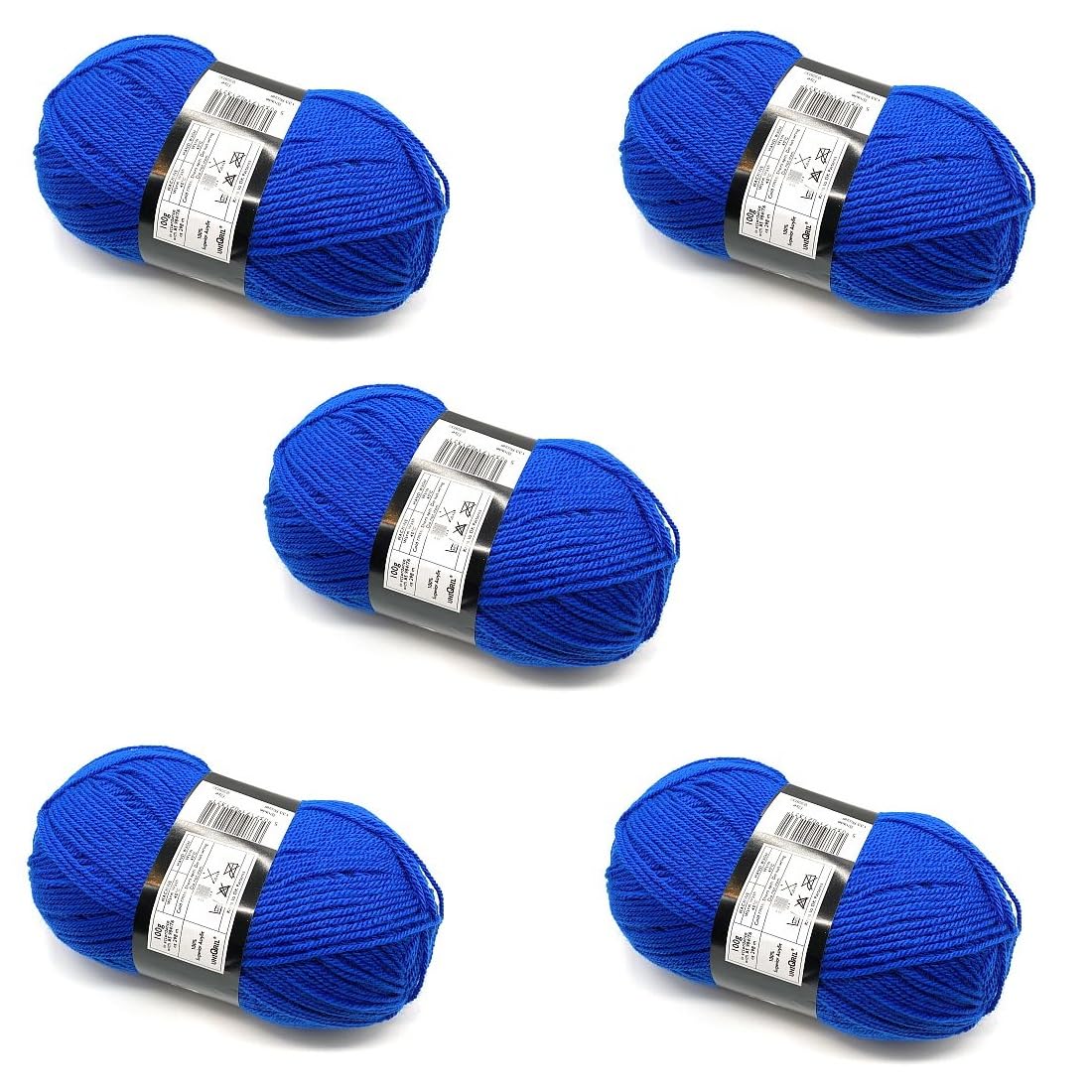 Cygnet Blue Double Knitting lana Royal sin nudos para tejer prendas continuas de 100g