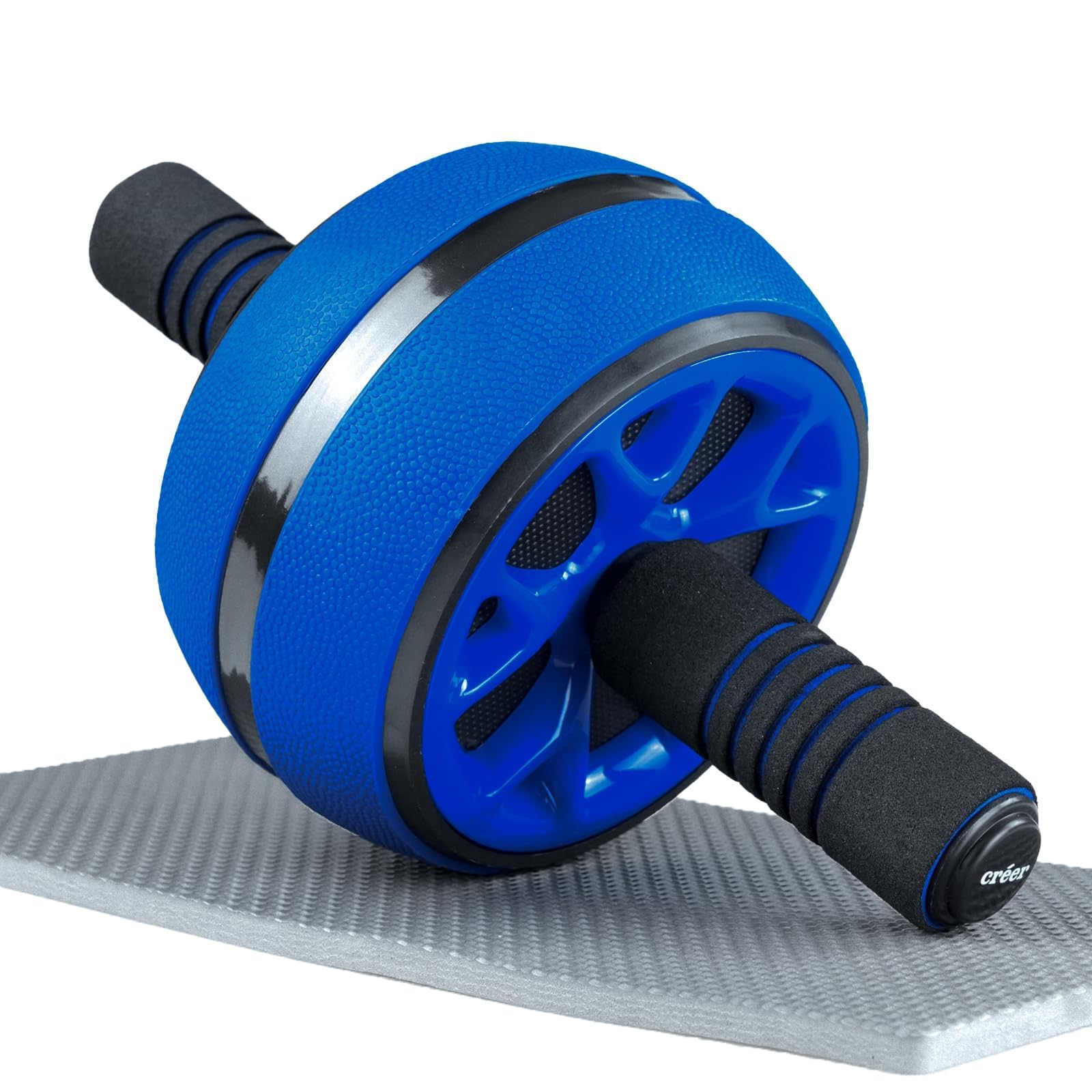 Amazon.co.jp: créer(クレエ) 腹筋ローラー アブローラー 膝マット付き