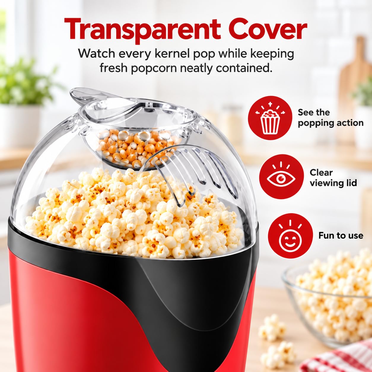 Maszyna do popcornu, automatyczna elektryczna maszyna do popcornu