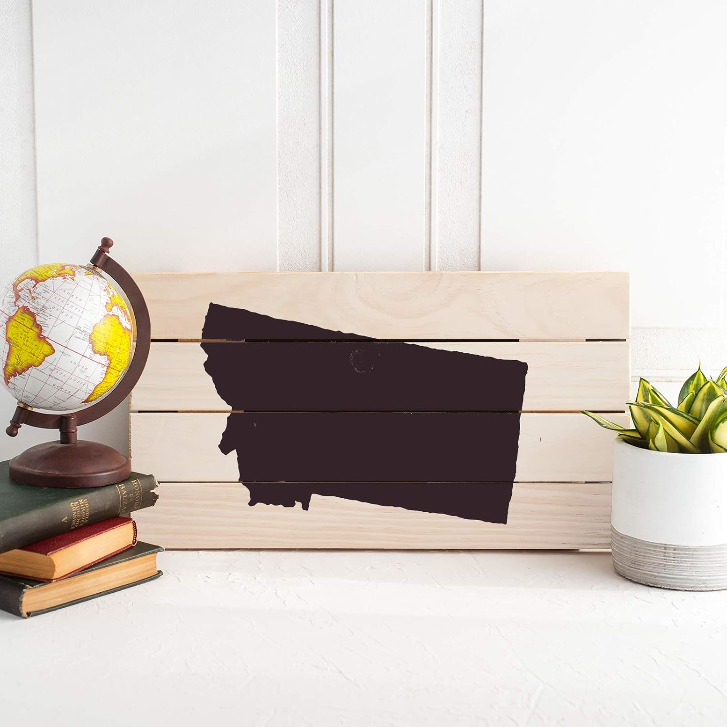 Montana State Stencil - Craft Iconic USA Landmarks and Symbols Easily, Stencils for Canvas, Laser Cut Stencils