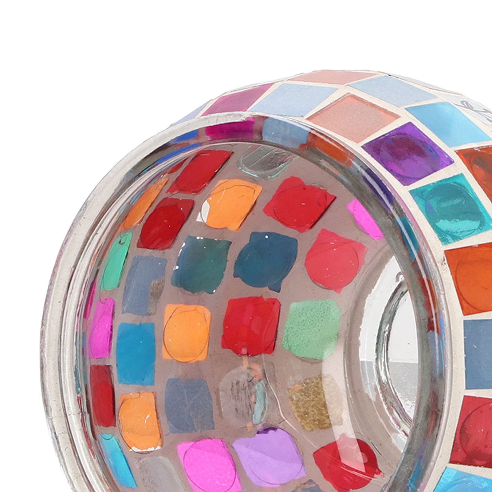 EONANT Luci Notturne Solari 3D A Mosaico - Lampada Da Tavolo Da Giardino Con Cambio Colore, Impermeabile, Ricaricabile