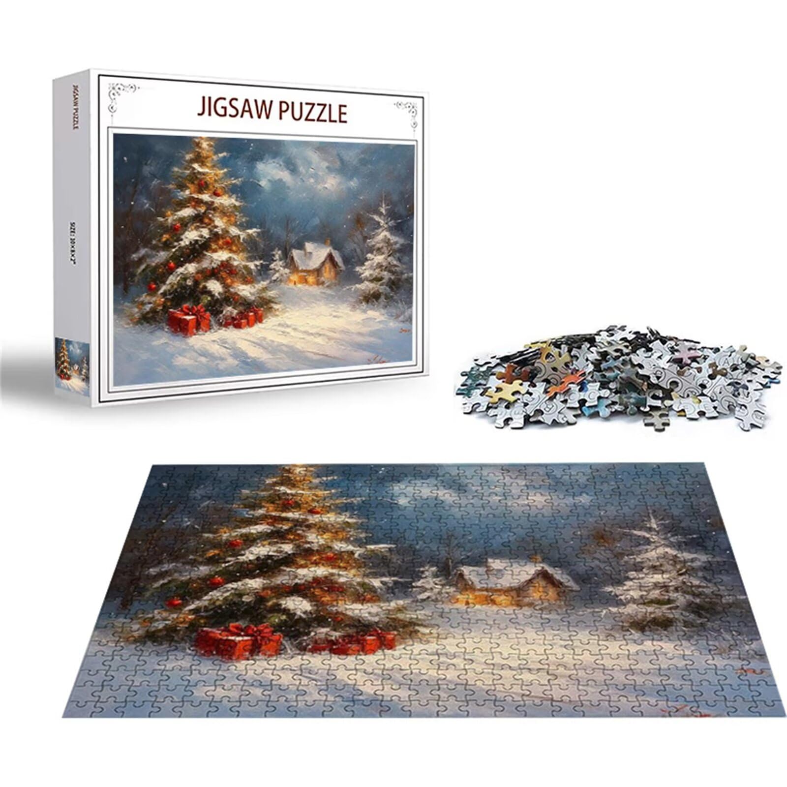 Puzzle 2000 sztuk puzzle prezent zima drewniane układanki, klasyczne dla dorosłych diY gra wyzwanie idealnie pasują między nimi literami z tyłu Wysokiej jakości układanki dla dzieci dorosłych wiek 14
