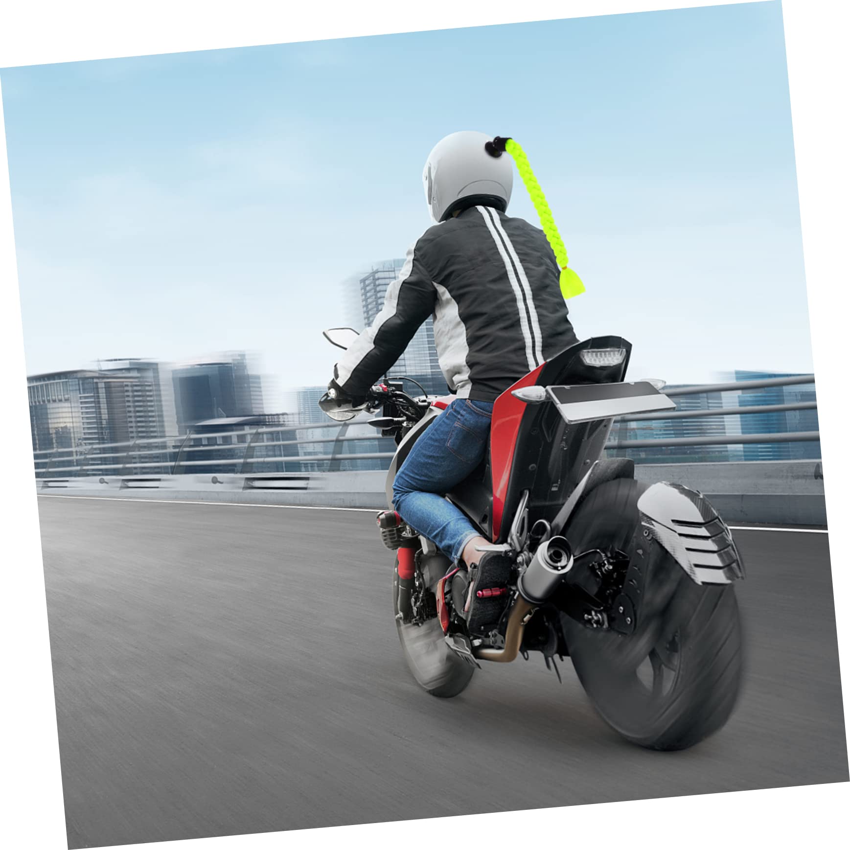 SHERCHPRY 3 Szt warkocz kasku peruka na motocyklowy brudna peruka warkocz akcesoria narciarskie ornament ozdoba warkocza hełmu dekoracja hełmu Różnorodność dekoracje uderzyć piłkę abs