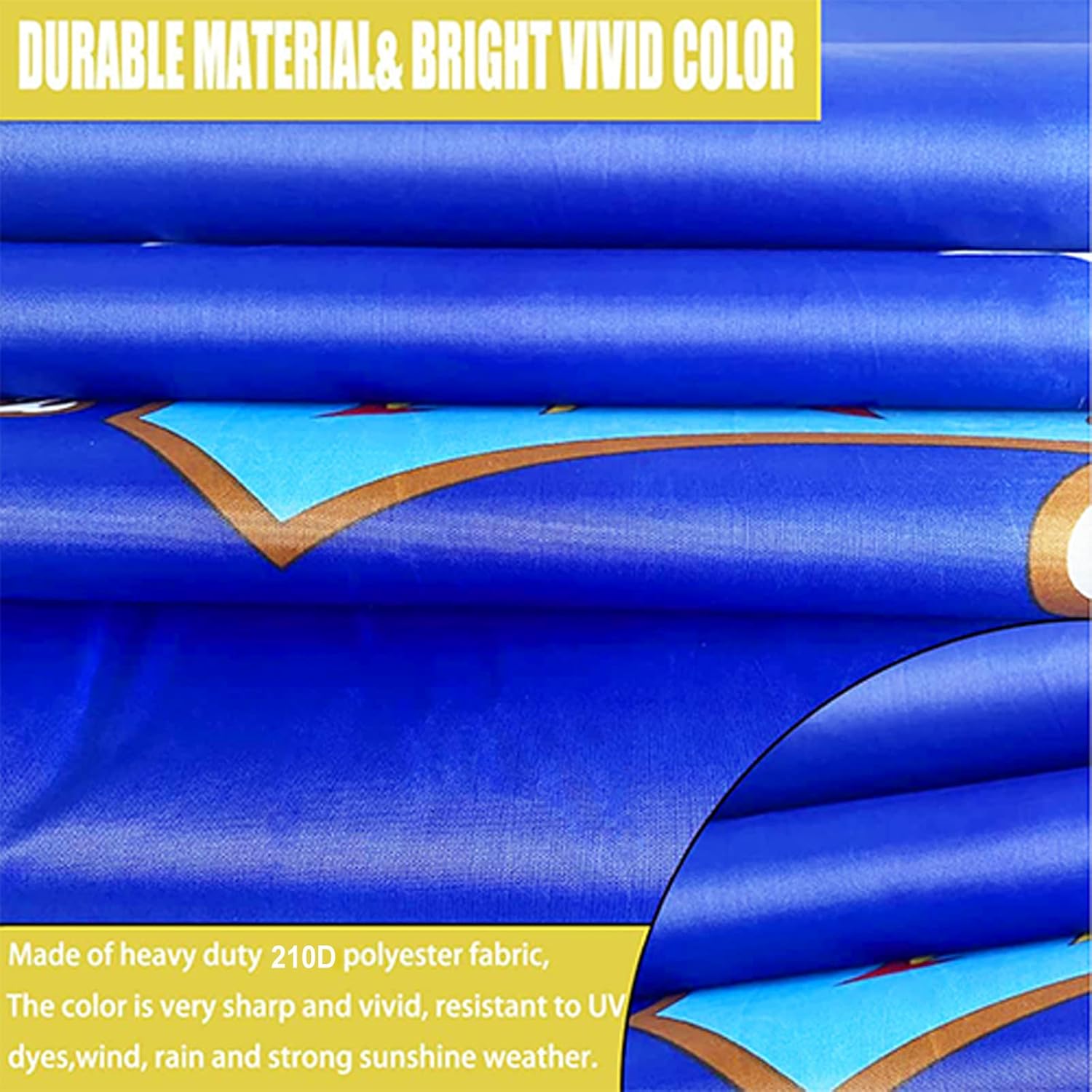 Air Force Flag Double Sided 3x5 Outdoor- Heavy Duty US Air Force Military USA Flags -United State AirForce Flags Banner with 2 Brass Grommets 4 Rows Stitched