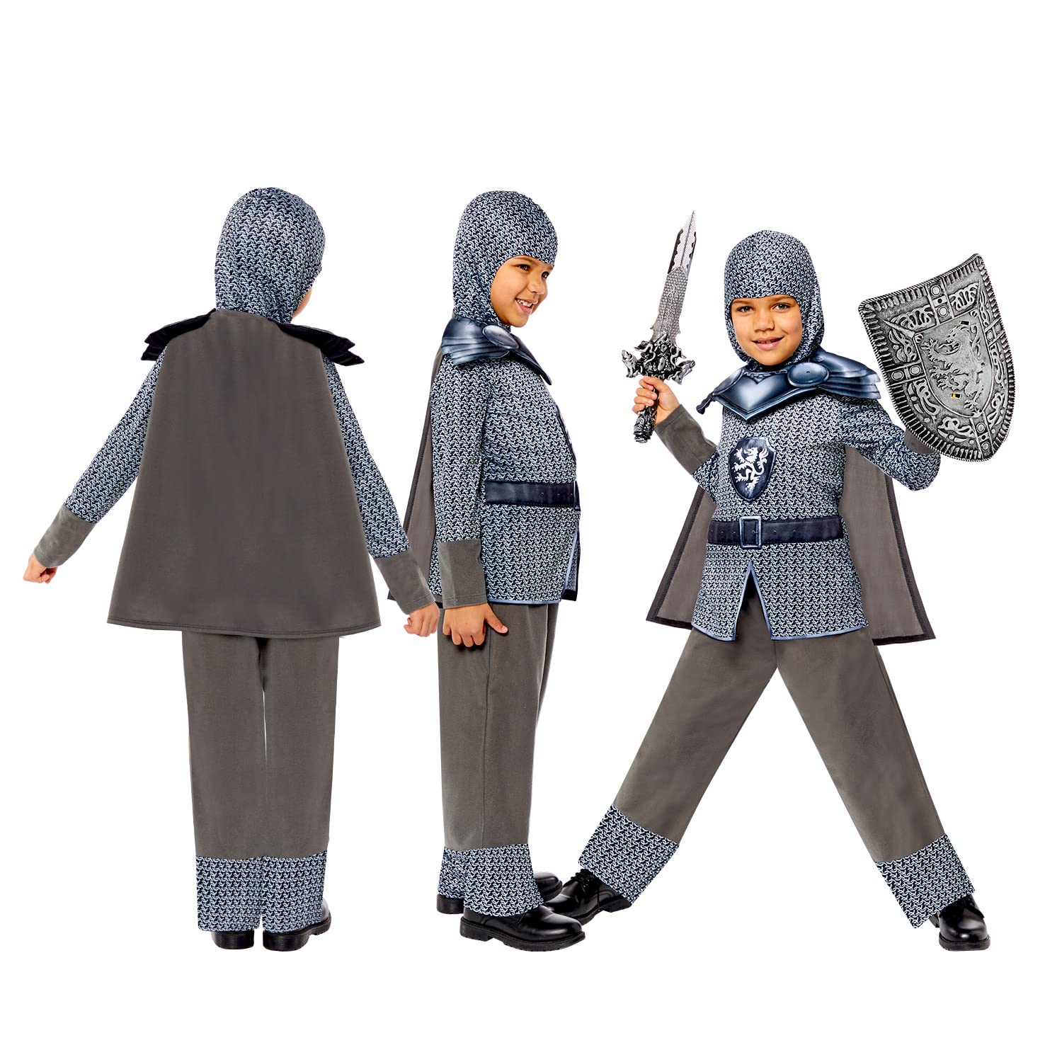 Medieval Knight Deluxe 10-12Ys - 6-8 Years