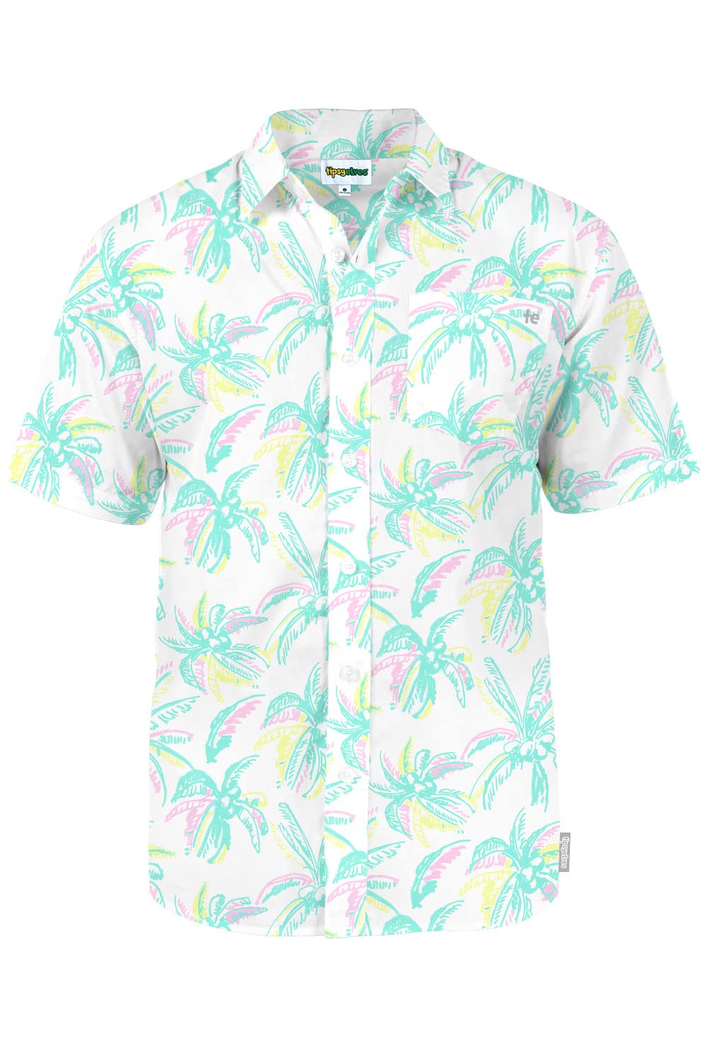 Tipsy Elves Hawaiian Shirts for Men - Casual Beach & Summer Party Shirts for Men - Stretch Fabric with Modern Fit