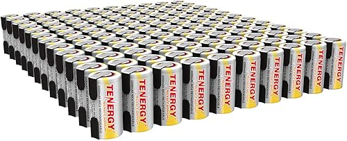Tenergy - Batería subC NiCd (2200 mAh, 1,2 V, batería subC recargable, 120 unidades)
