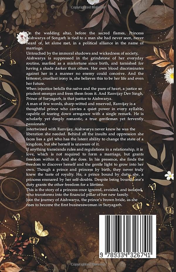 Image of Aishwarya: The Prince's Brown Bride by M Lovely. An Indian Historical Fantasy Romance (Magicallovely Histrom Universe)