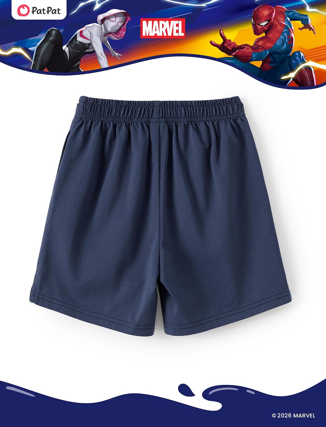 Disney Marvel Officially Licensed Boys Shorts Performance Athletic Active Sports Lightweight Pockets Youth Kids (2-9Y)